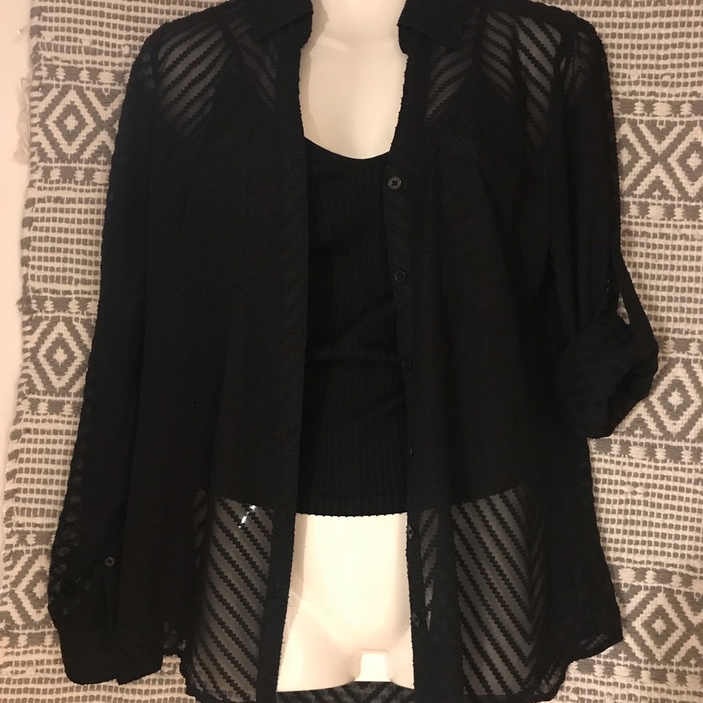 Black Express blouse